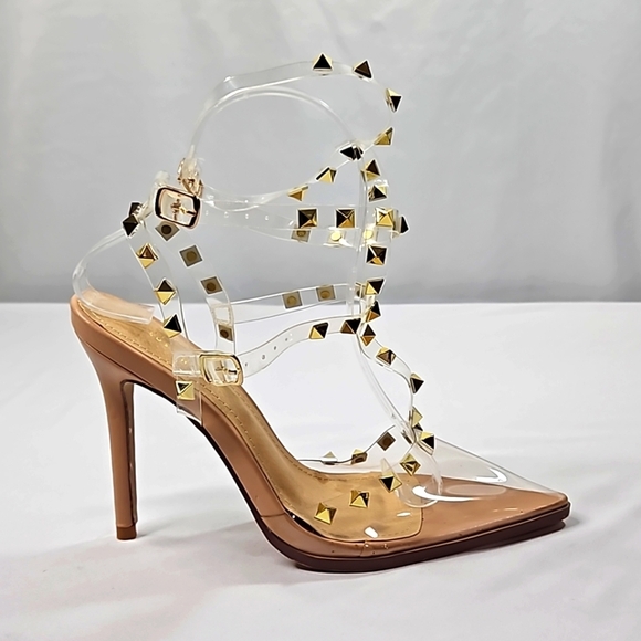 Fashion Nova Shoes - Fashion Nova Strappy Heels Size 7